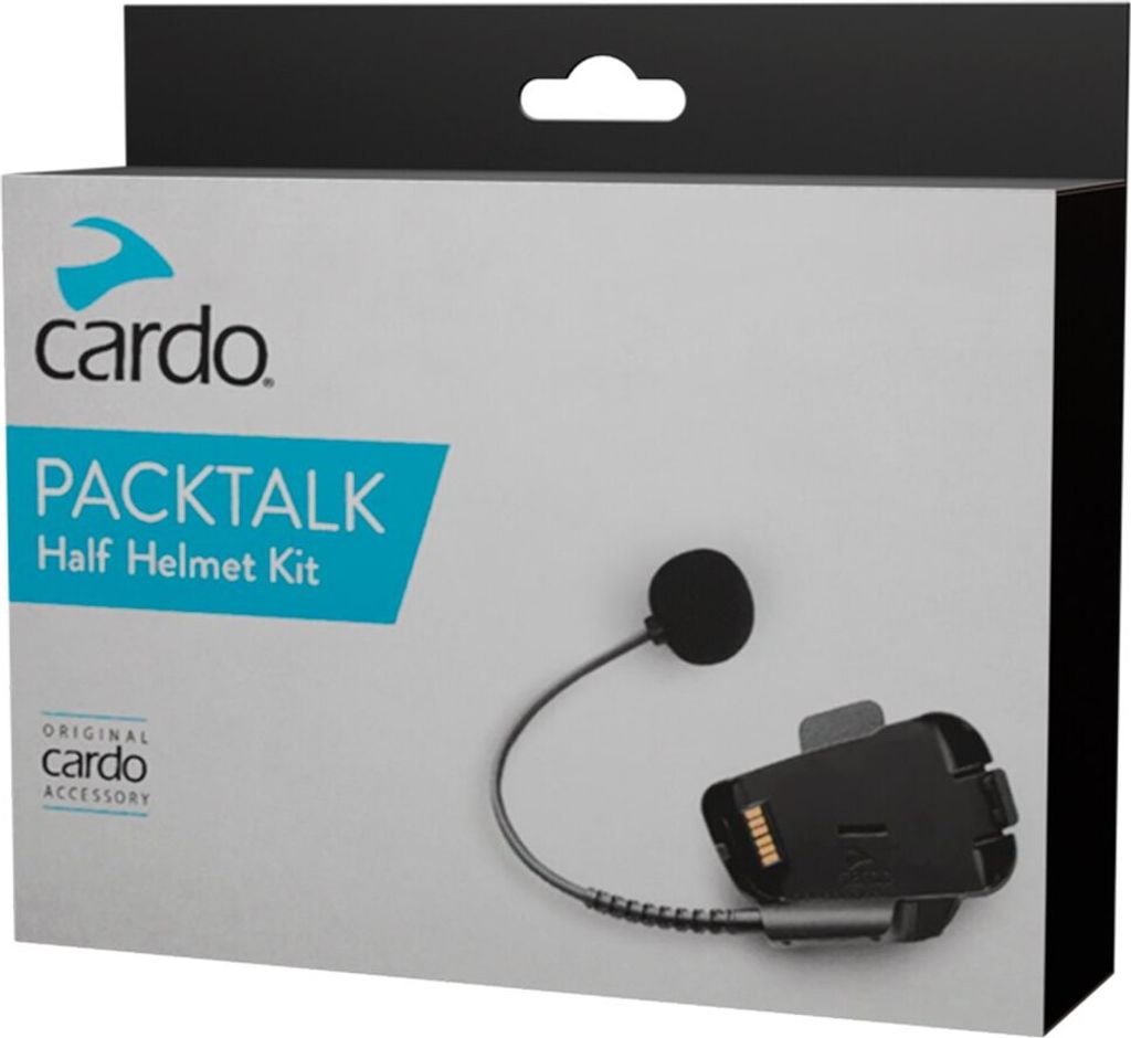 Cardo Packtalk Kit-kopfhörer Und Mikrofon Schwarz Schwarz One Size