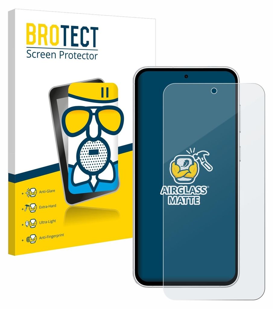 BROTECT Entspiegelungs Schutzglas für Samsung Galaxy S23 FE Schutzfolie Panzer Folie Glas Display Schutz matt