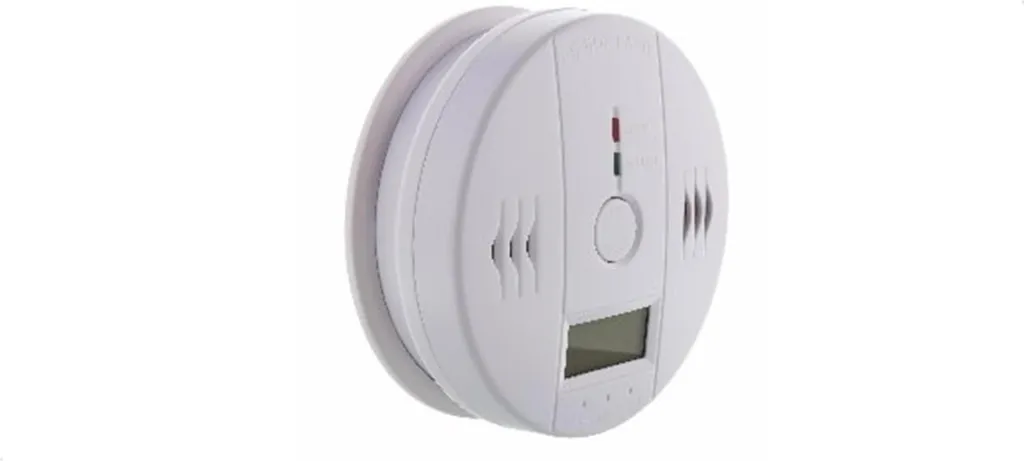 Détecteur CO avec écran LCD et sirène 85dB RETLUX RDT 301 blanc compact