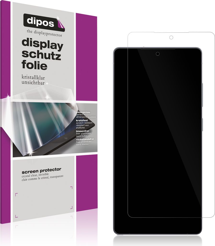 4x Schutzfolie für FineLife Q88 Pro 4G klar Displayschutzfolie Folie Display Schutz dipos