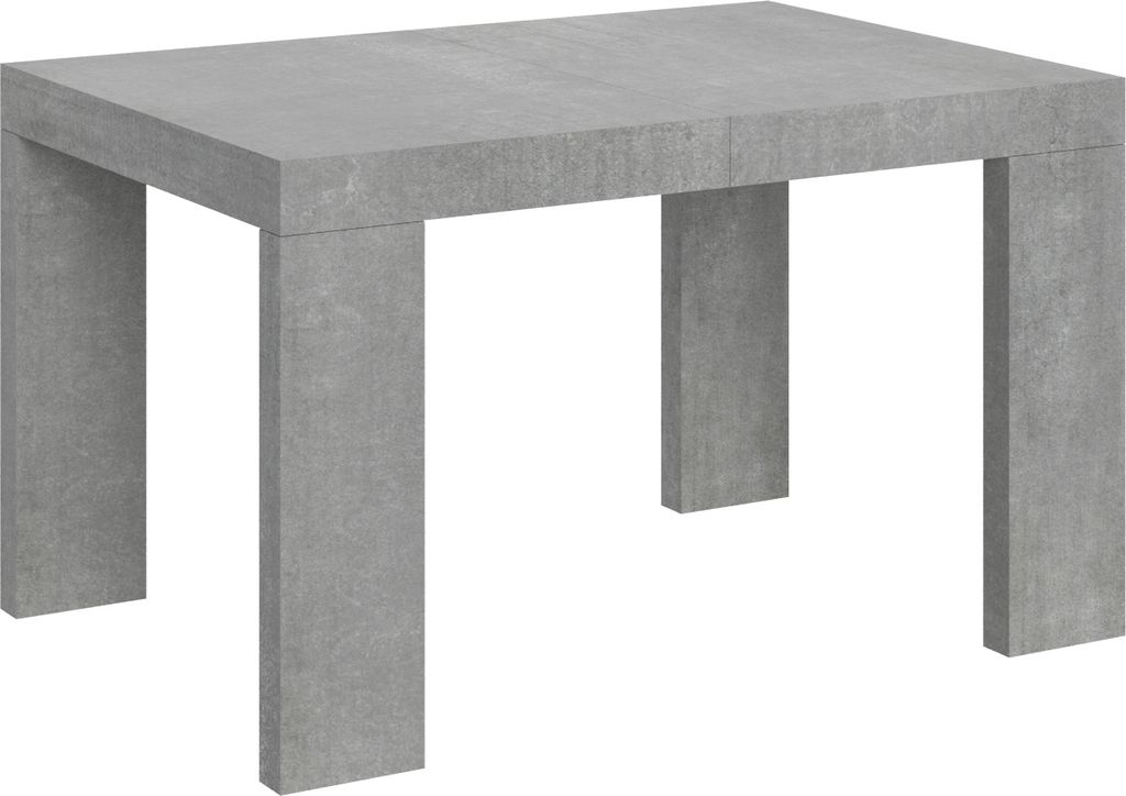 ITAMOBY - Ausziehtisch 120/380x90 cm Roxell Zement