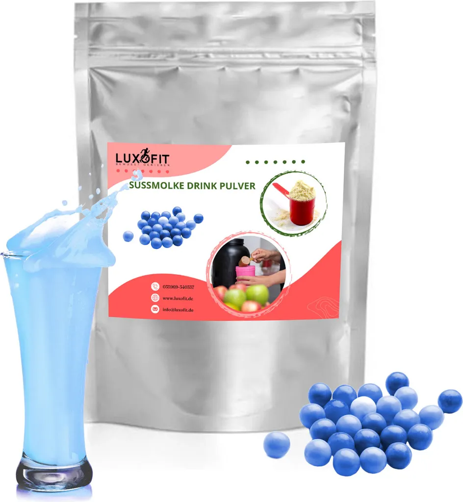 Protéines de Lactosérum en Poudre Bleu Chewing-gum Doux 10 kg