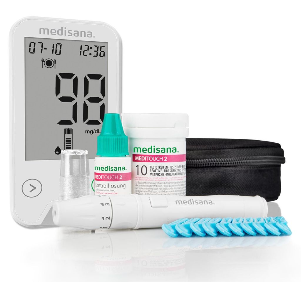 medisana MediTouch 2 Blutzuckermessgerät mg/dL für Produktbild 