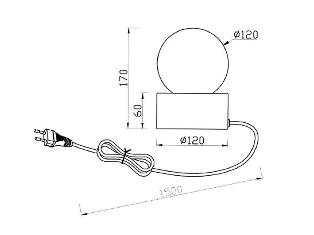 Lampada Touch COUNTESS Argento RL R59051007 | E14 LED Compatible - 8