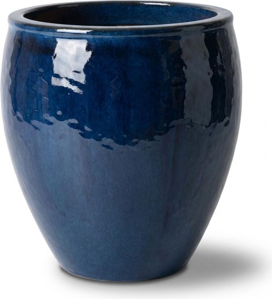 Provencelia POSEIDON Blumenkübel Keramik Meeresblau, Größe: Produktbild 