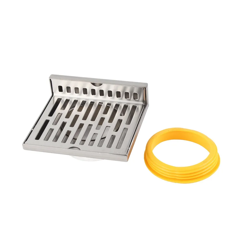 Siphon Latéral Inox 304 L-Shape 5" - Évacuation Sol 110mm Anti-corrosion