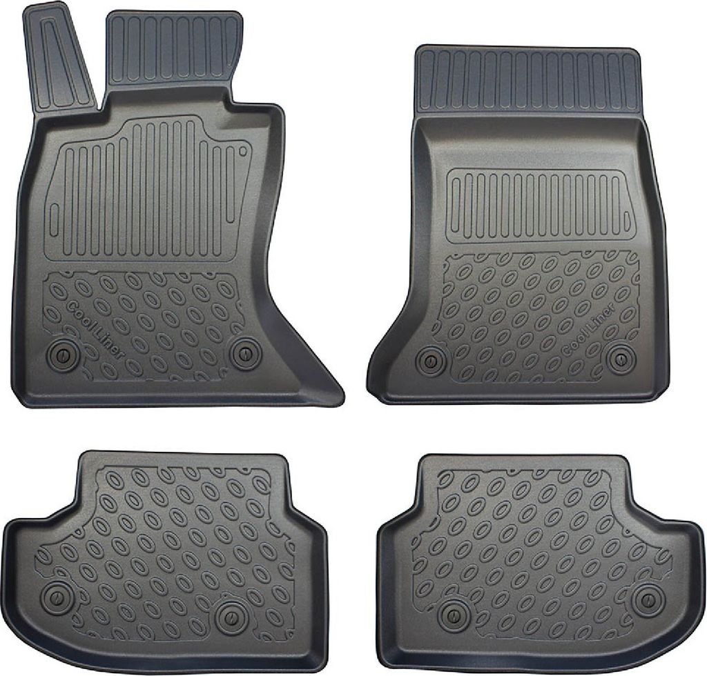 Z534081 TPE-GummiFußmatten passend für BMW 5 (F10) Limousine Facelift 2013-01.2017 X-drive seats rail 365mm for back liners