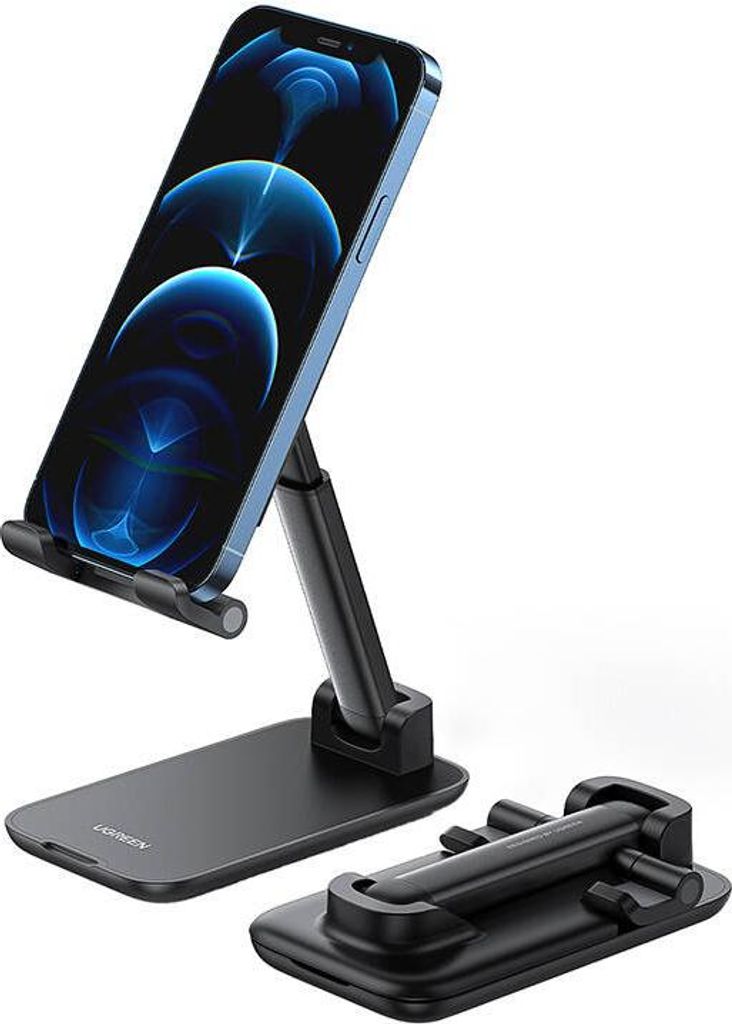 UGREEN Foldable Multi-Angle Phone Desktop Stand Black Produktbild 