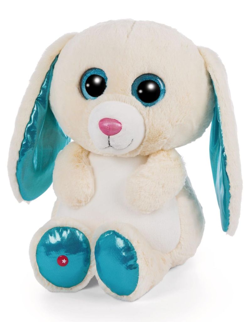 Kuscheltier GLUBSCHIS Hase Wolli-Dot 45cm - weiß - Stofftier aus weichem Plüsch, niedliches Plüschtier zum Kuscheln und Spielen, für Kinder & E...