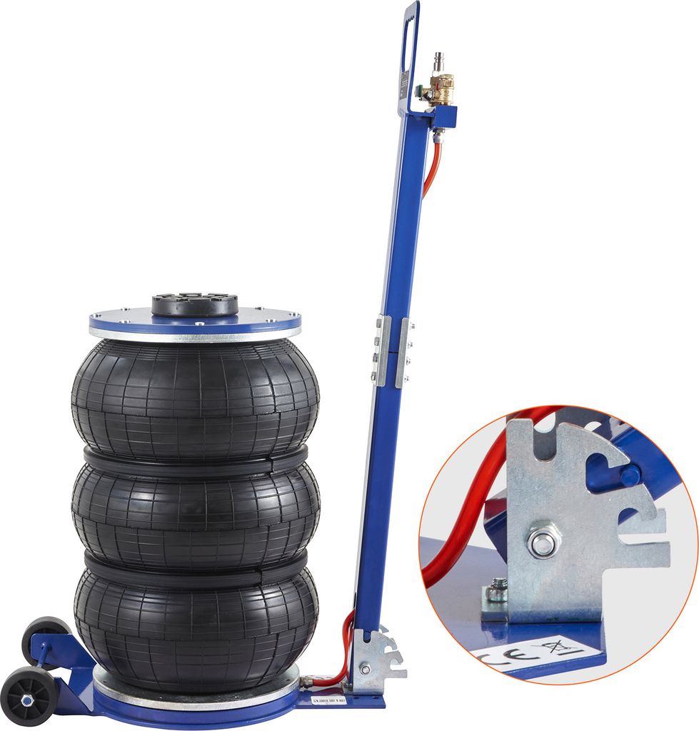 SucceBuy 5 Ton/11000 lbs Triple Bag Air Jack, pneumatico Immagine del prodotto 