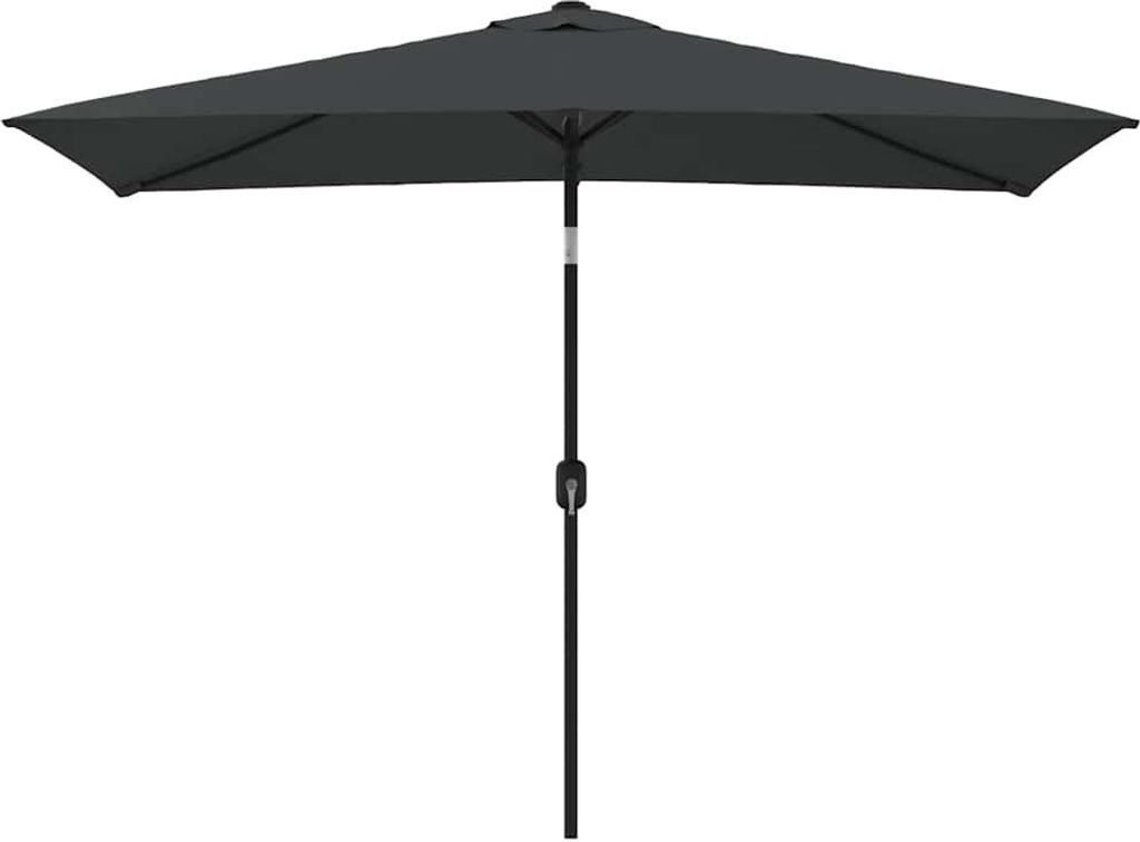 vidaXL Sonnenschirm mit Metall-Mast 300x200 cm Anthrazit Produktbild 
