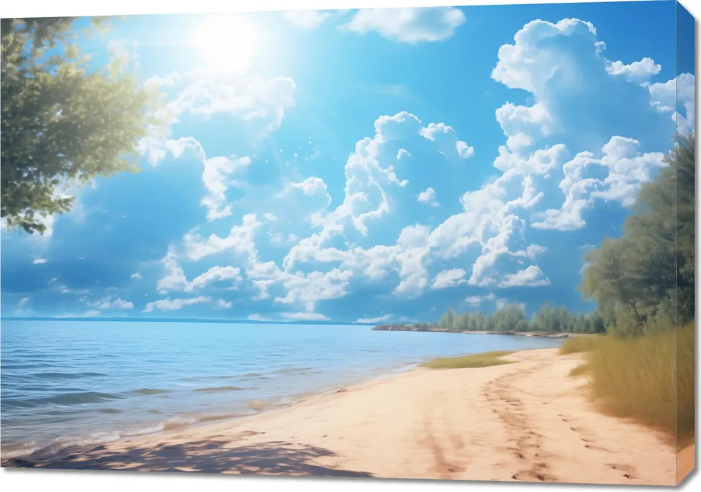 Image Jour d'été 100 x 70 cm - Habillez vos Murs Vides avec Style