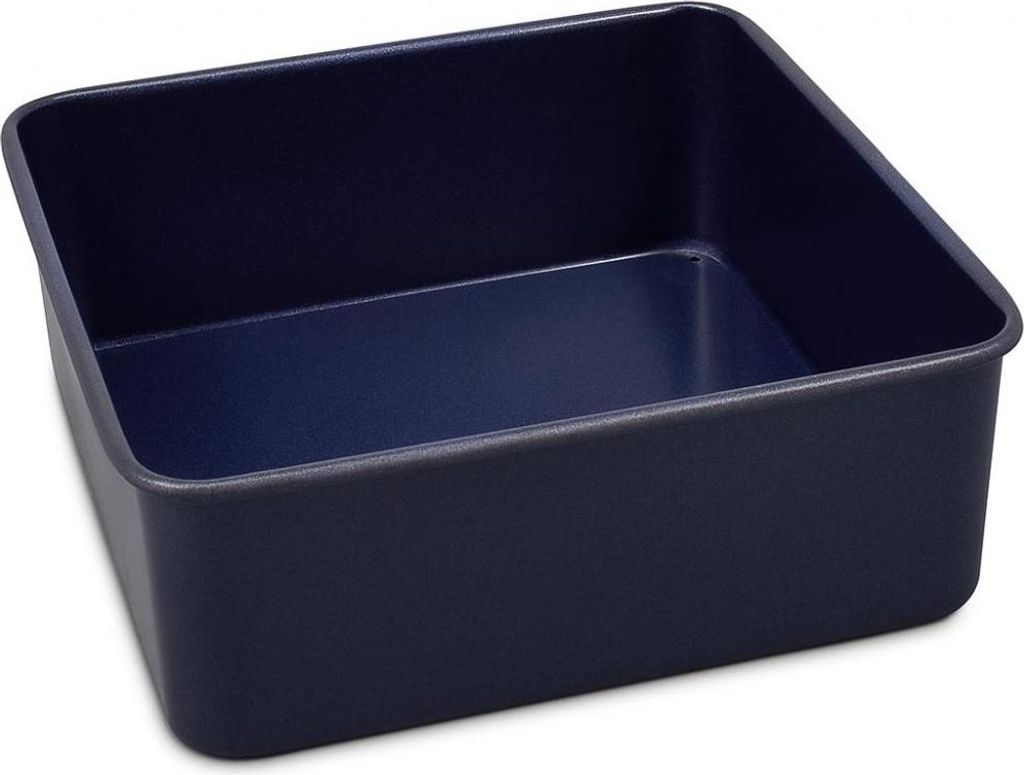 Zyliss Quadratische Backform mit Antihaftbeschichtung und abnehmbarem Boden, 20 cmLoose Base Square Cake Tin, 20 cm