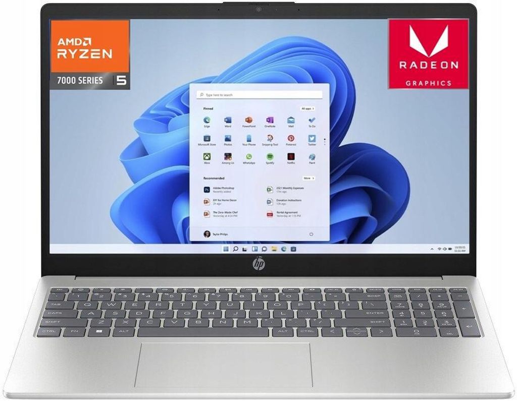 Laptop HP z ekranem dotykowym FHD 15,6" – procesor AMD Zdjęcie produktu 