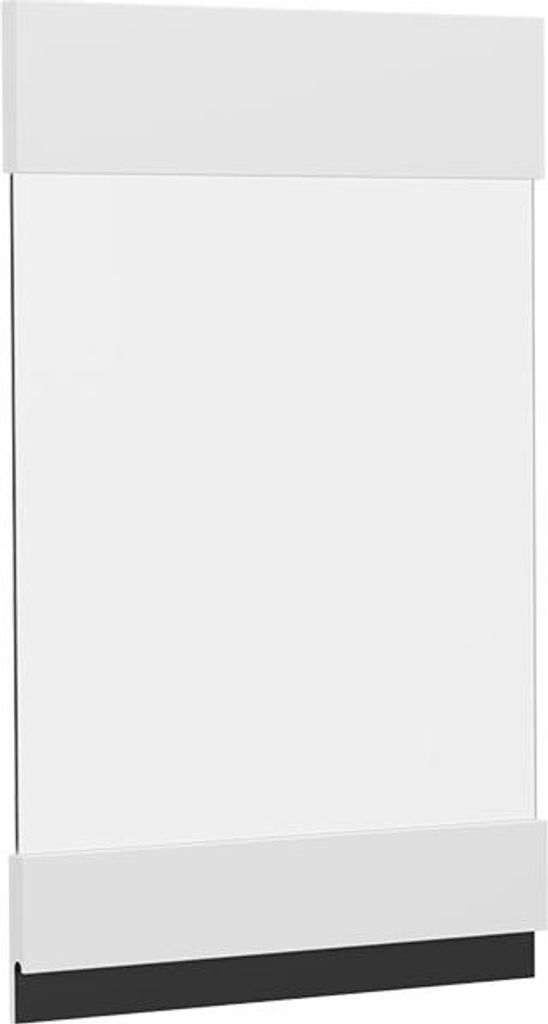 Küchenfront Vicco R-Line Weiß 39.6 x 59 cm Möbelfront für den Hängeglasschrank, Model 39466