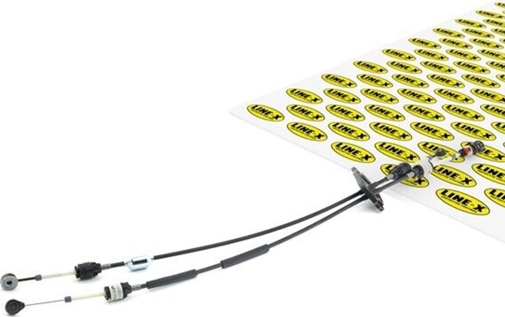LINEX 35.44.32 Seilzug Schaltgetriebe 1225/1110mm für RENAULT MASTER III Kasten (FV) Rechts Links