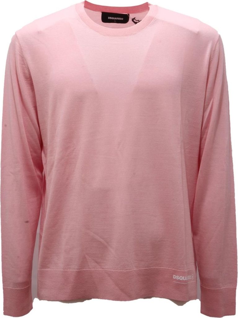 0029AL maglione uomo DSQUARED2 men wool sweater pink