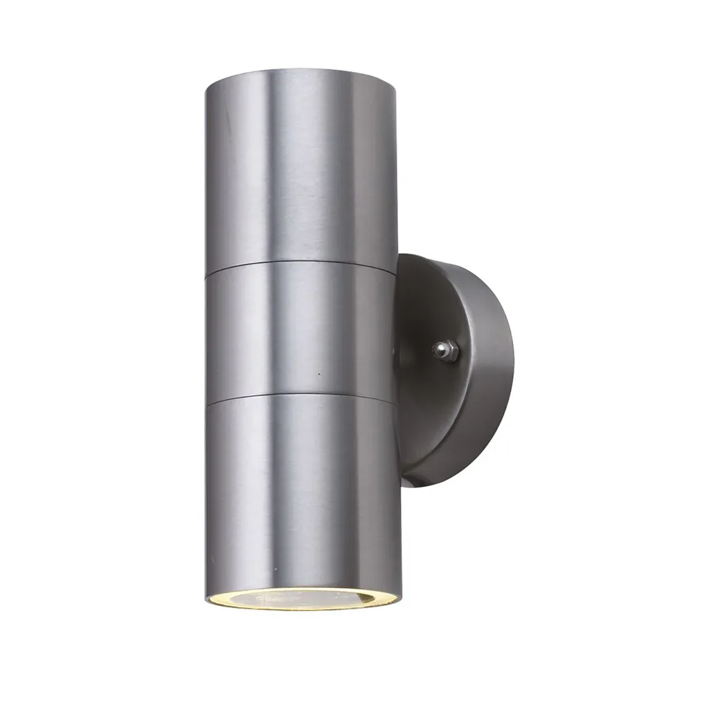 Applique a LED per esterni, acciaio inox, vetro, tubo, IP44