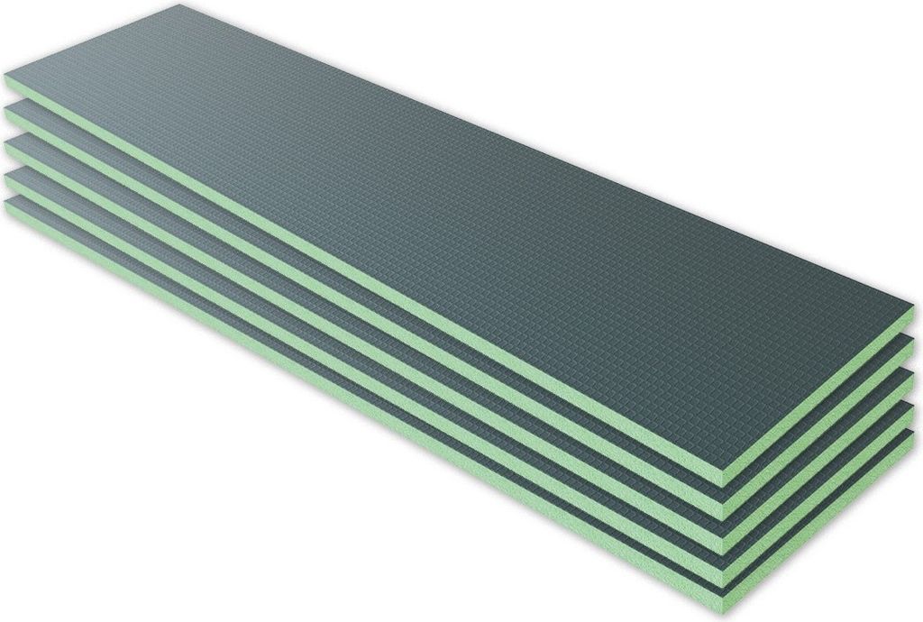 AICA 2500x600x40mm Bauplatte XPS 5er-Pack  Fliesenplatte Produktbild 