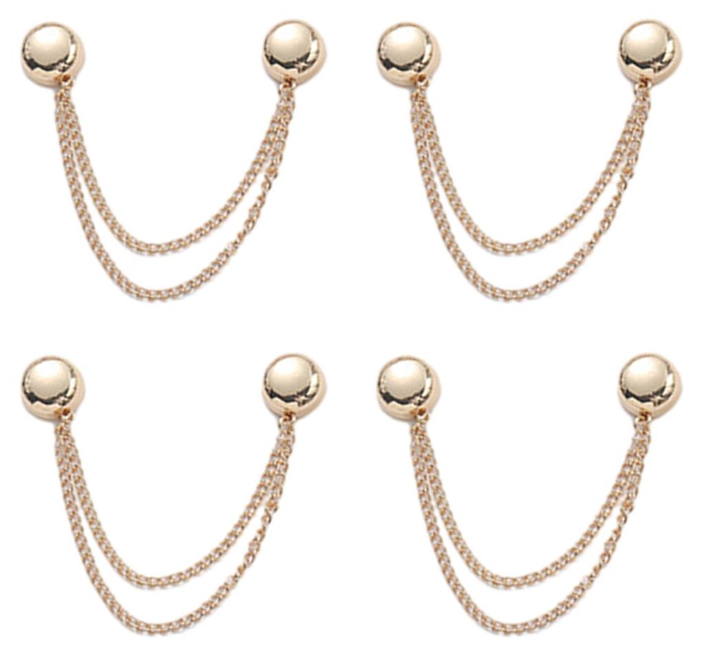 Magnetische Kleiderclips, multifunktionale Saumclips mit Kette für Damenhosen, Jeans, Hemden und Pullover