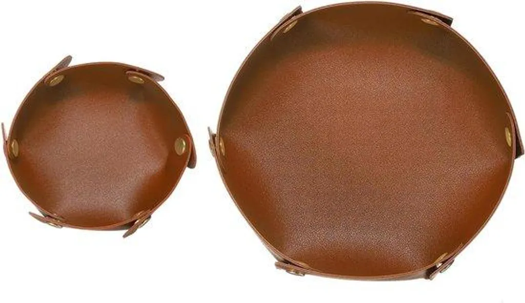 Petite table d'appoint pliante ronde en bois marron clair pour salon