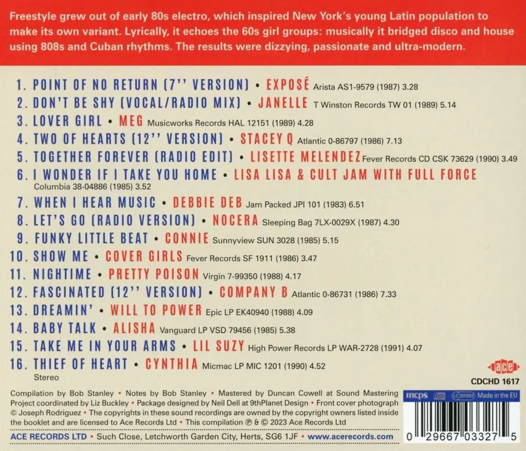 Latin Freestyle compilation 83-92 édition limitée son remasterisé 2LP - 2