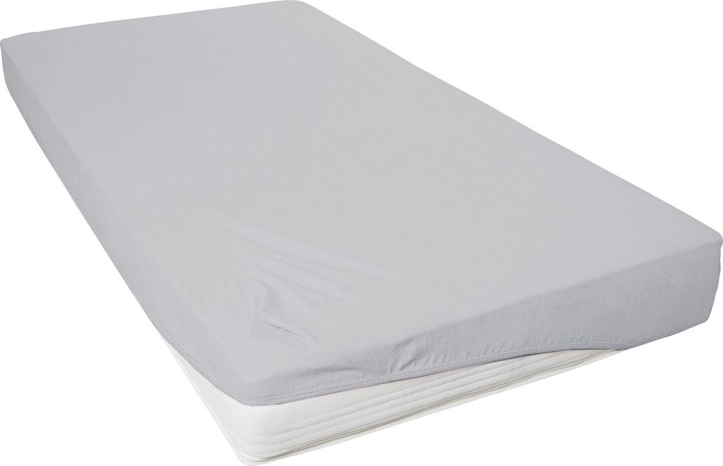 Primera Spannbettlaken Cozy Baumwolle" granit 180x200 cm - 200x200 cm"