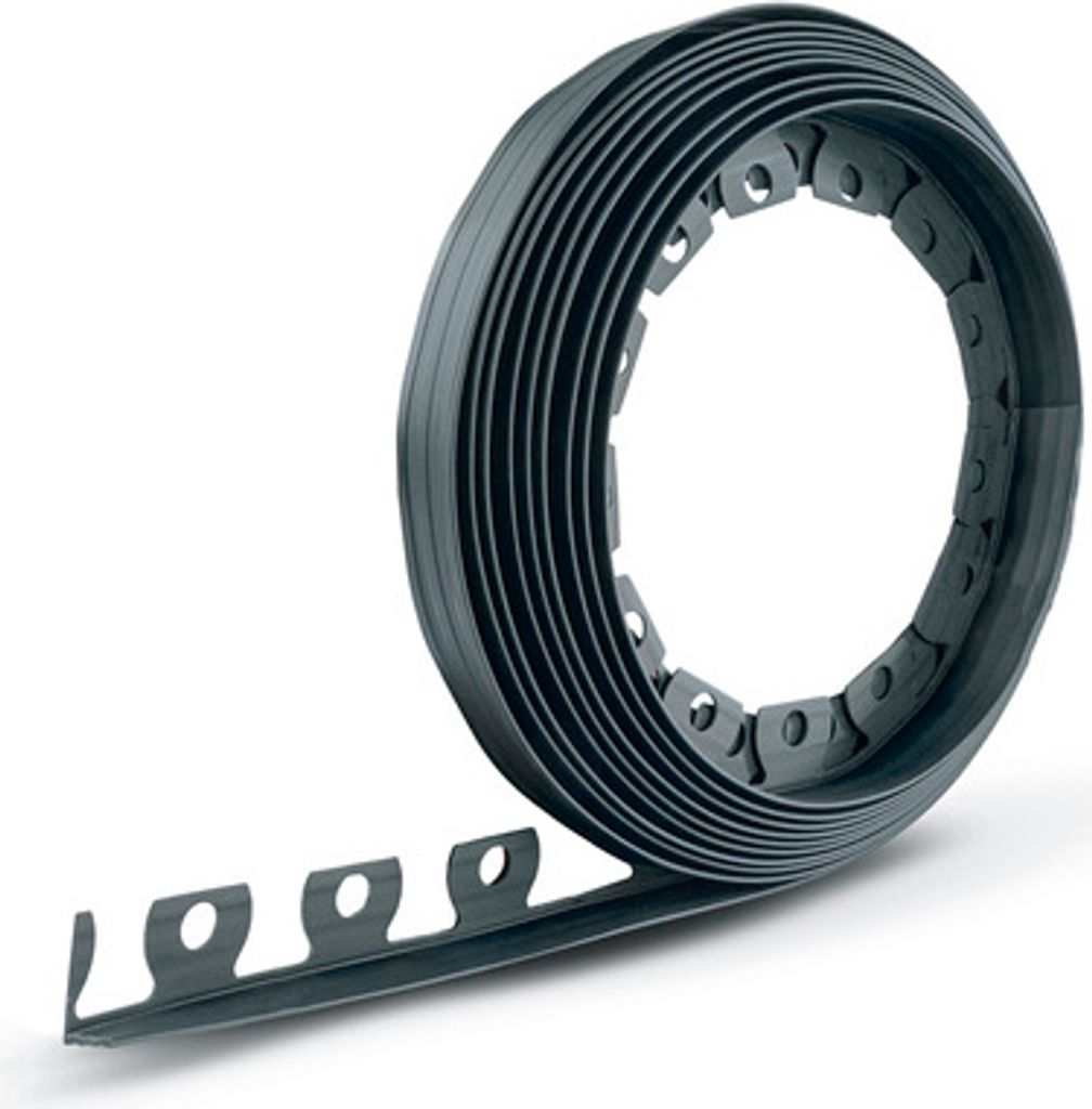 Rasenkantenstecher Rasenkante Rasentrimmer Rasenmäher Rasenborde 10m Höhe 50mm GRAPHIT + 20 Befestigunsanker GRATIS! 10m