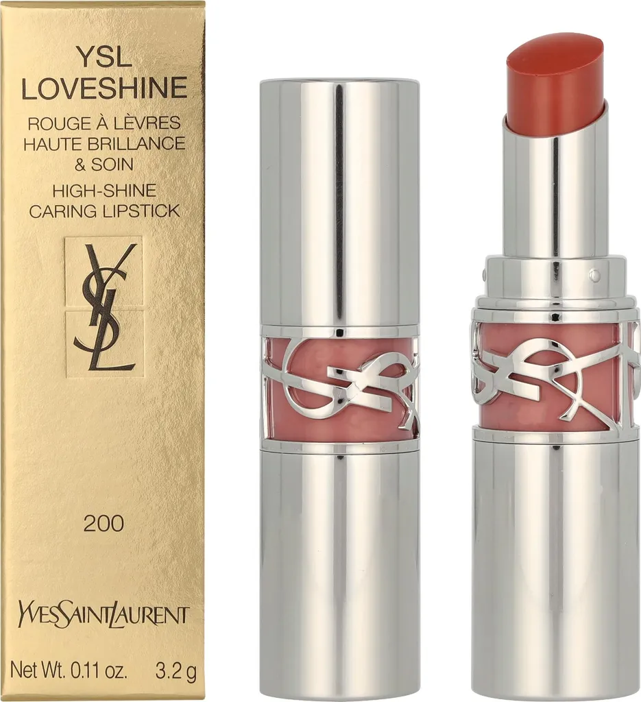 YSL Loveshine 200 Rosy Sand Rouge à Lèvres Anti-Dessèchement Brillant