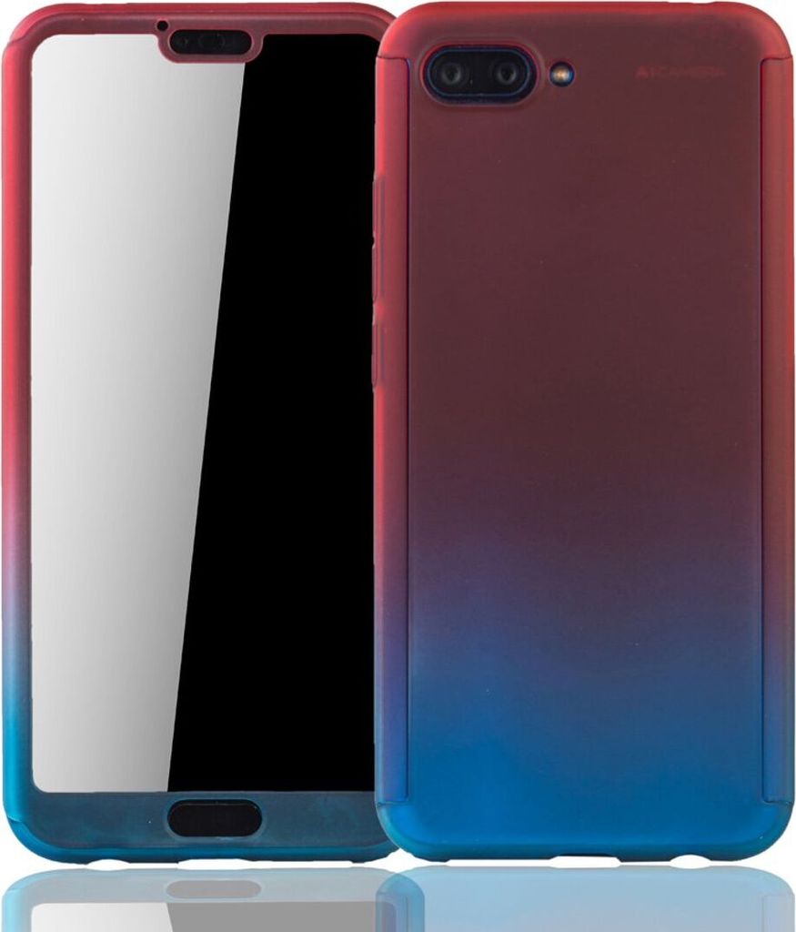 Handyhülle Schutzhülle für Huawei Honor 10 Full Case Cover Displayschutz 360 Blau