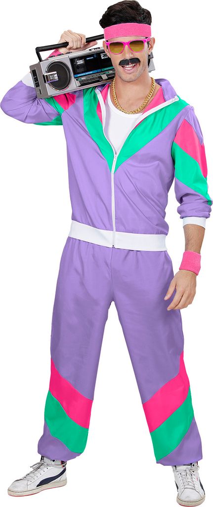 Survêtement Retro 80's unie - Jogging - Mottoparty - Image du produit 