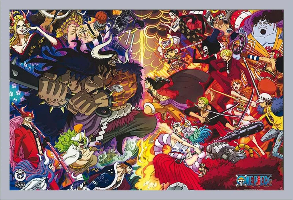 Poster One Piece Final Fight encadré : fini les affiches abîmées MDF