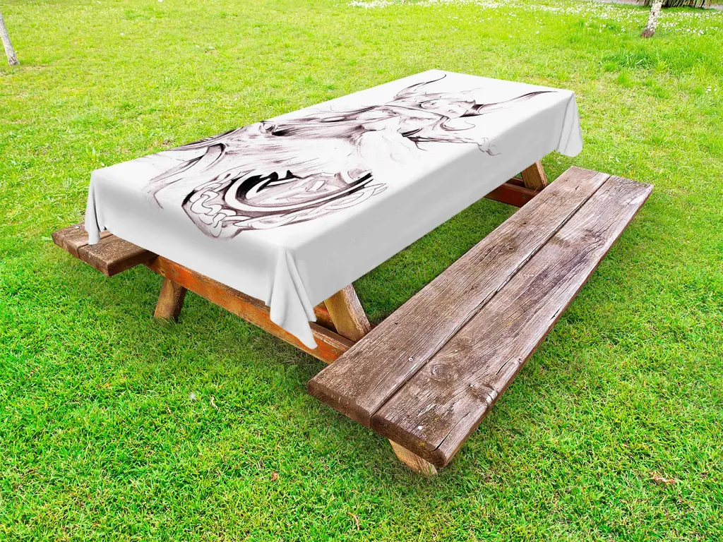 Tovaglia Esterno Vichinga Rosa Secca ABAKUHAUS - Stile Unico 145x210