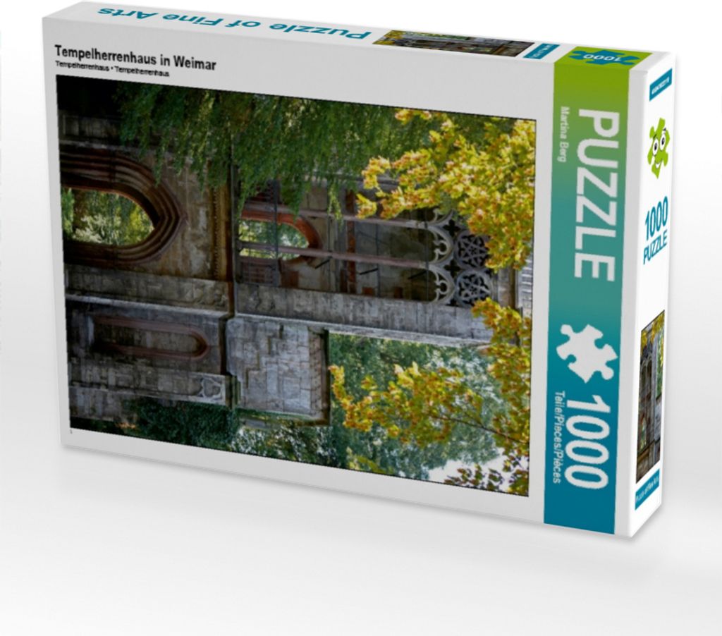 Calvendo Tempelherrenhaus in Weimar 1000 Teile Puzzle hoch 480x640mm, Berg Martina; 7381342