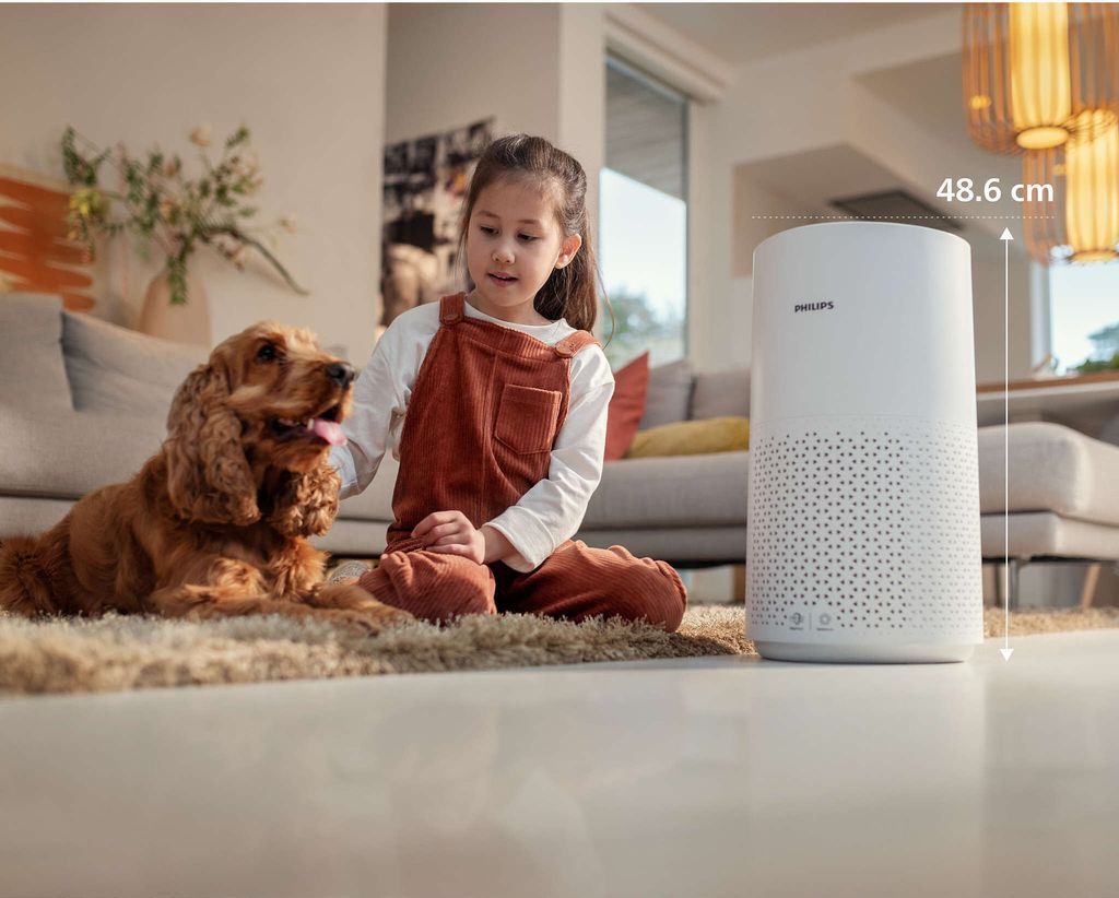 Philips Luftreiniger Series 1000 HEPA Partikel Filter bis zu 78 m WeiB AC1711 10