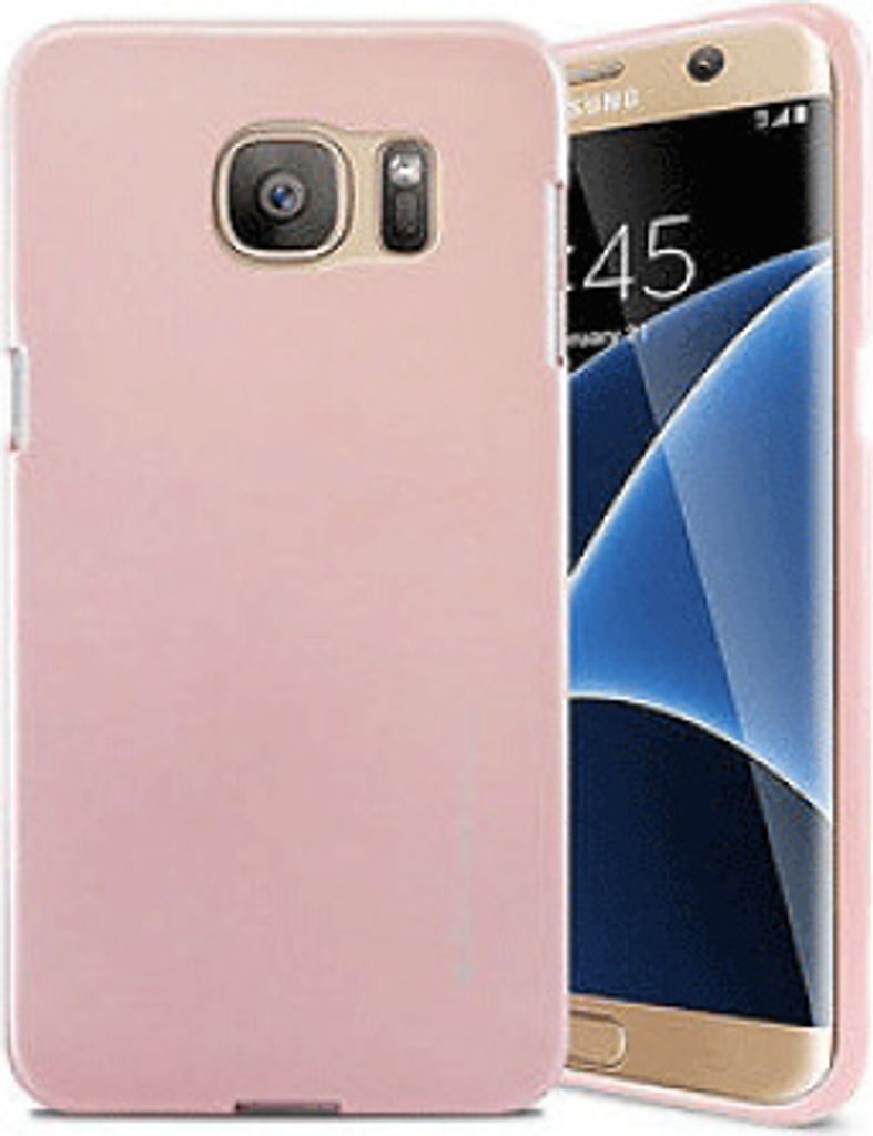 Goospery iJelly Silikon-Hülle Cover Case Tasche für Samsung A3 2017 rosa