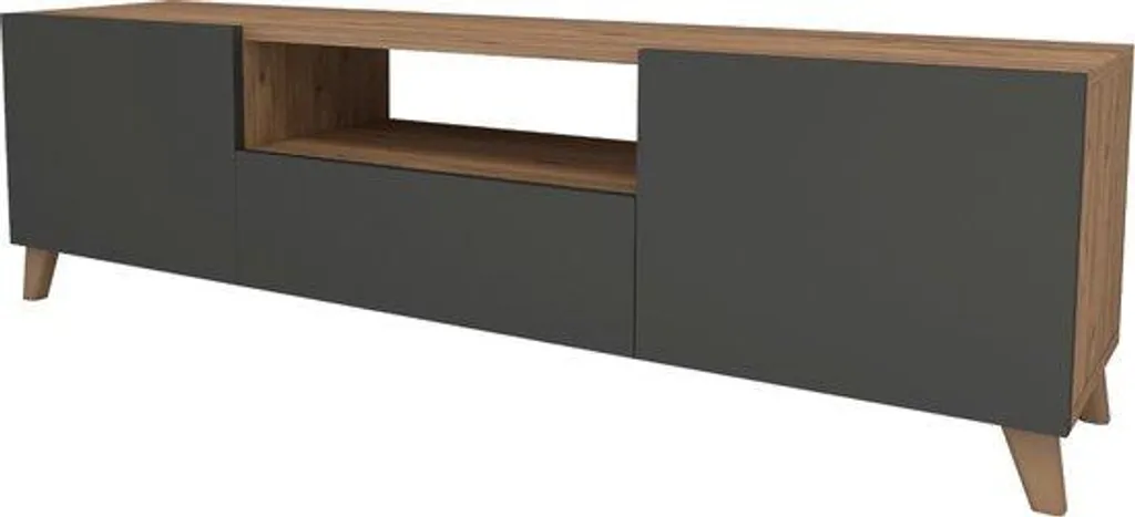 Meuble TV 3 portes pour cacher vos câbles et ranger votre salon