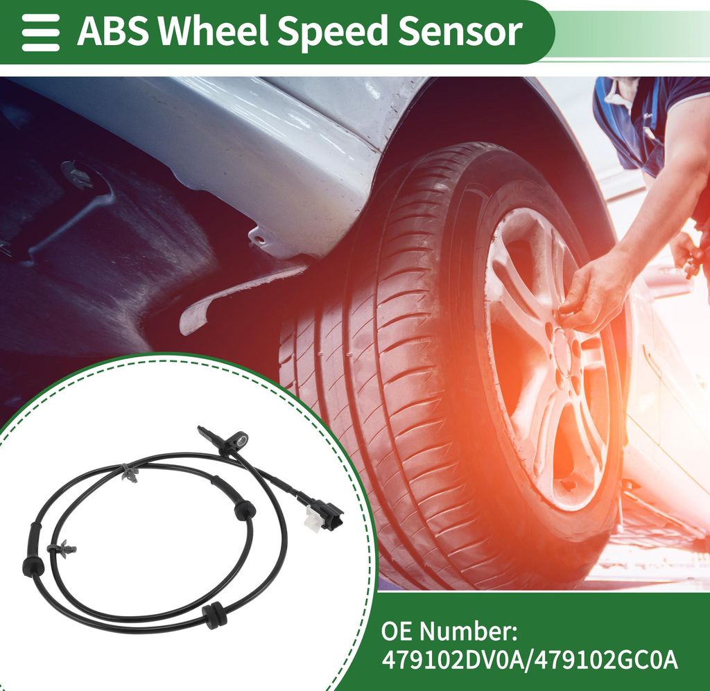 ABS Radgeschwindigkeitssensor ABS Sensor Antiblockiersystem Sensor Nr.479102DV0A für Nissan Sylphy 2005-2013 Vorne Links Vorne Rechts
