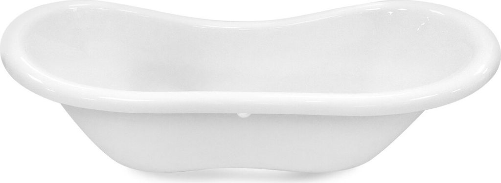 HOME DELUXE - freistehende Badewanne FAMA Weiß Wanne Design Produktbild 15