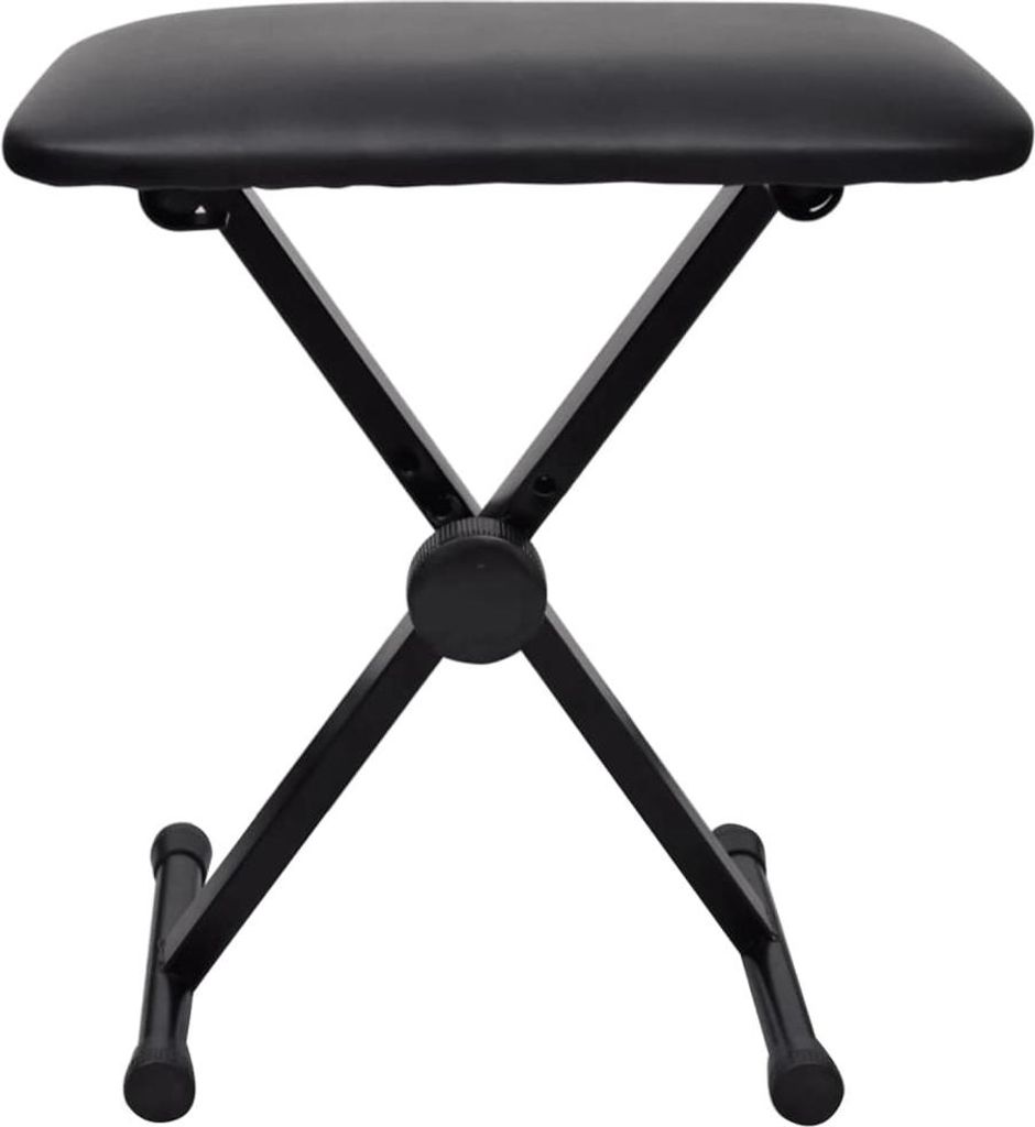 vidaXL Nastaviteľná klavírna stolička Piano Bench Foldable Obrázok produktu 