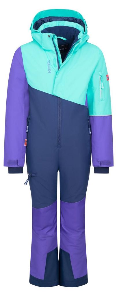 TROLLKIDS Hallingdal, tuta da sci per bambini, blu, con Immagine del prodotto 
