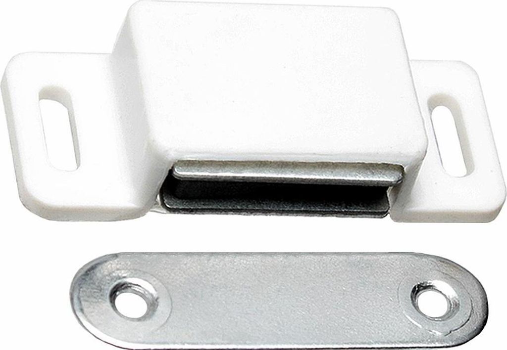 2 Magnet Möbelmagnet Stark Magnetschnäpper 55 Haltemagnet Weiss