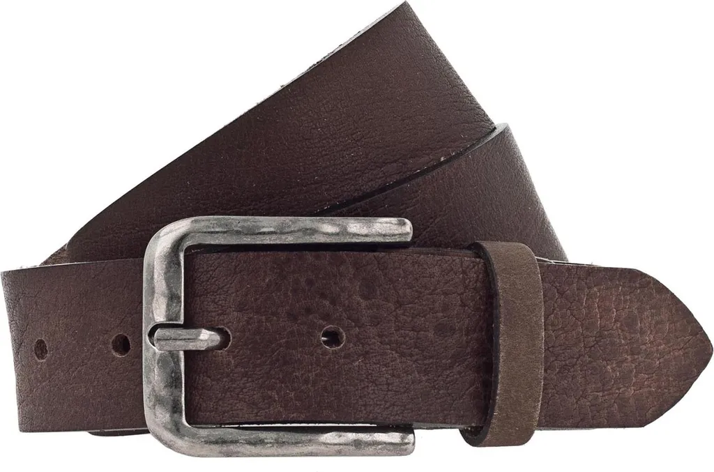Vanzetti Leather Belt 40mm W90 Marrone | Cintura Vintage Casual
