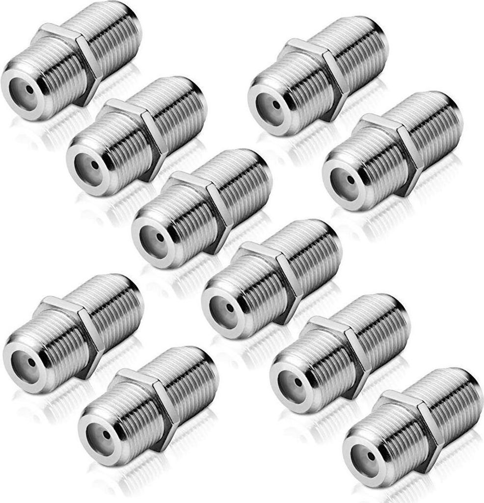 Adapter F-Buchse auf F-Buchse (10 Stück)
