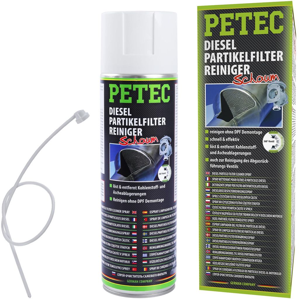 PETEC Dieselpartikelfilterreiniger-Spray, 400 ml Produktbild 