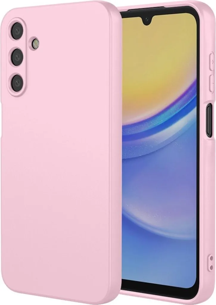 Custodia per Samsung Galaxy A56 - Cover posteriore in silicone Phonesta Soft Silk - Rosa