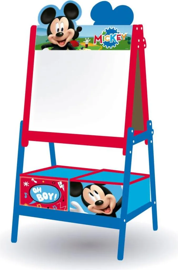 Tableau Chevalet Double Face Mickey Oh Boy Disney pour Enfant en Bois