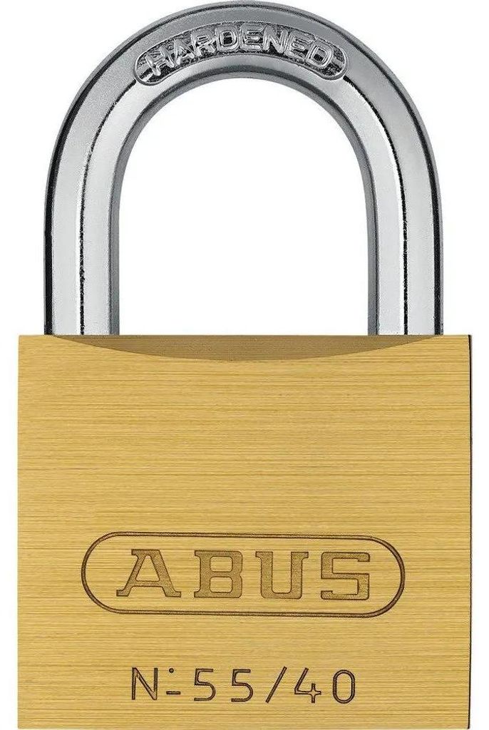 ABUS 02856, Herkömmliches Vorhängeschloss, Tastensperre, Gleichschließung, Zaun, Garage, Schuppen, Aufbewahrungsspind, Werkzeugkasten, Anhänger...