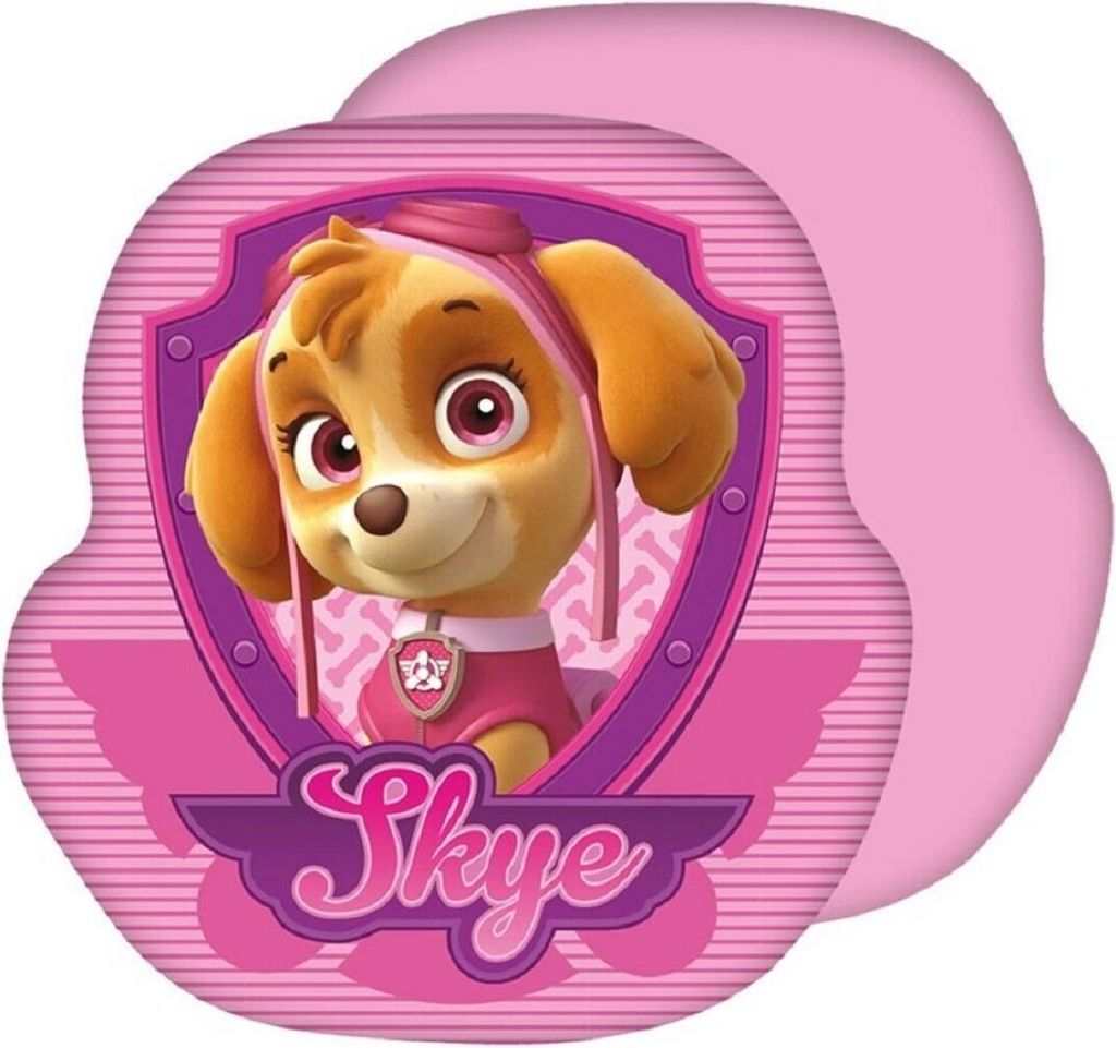 Skye Leder Kissen geformt rosa