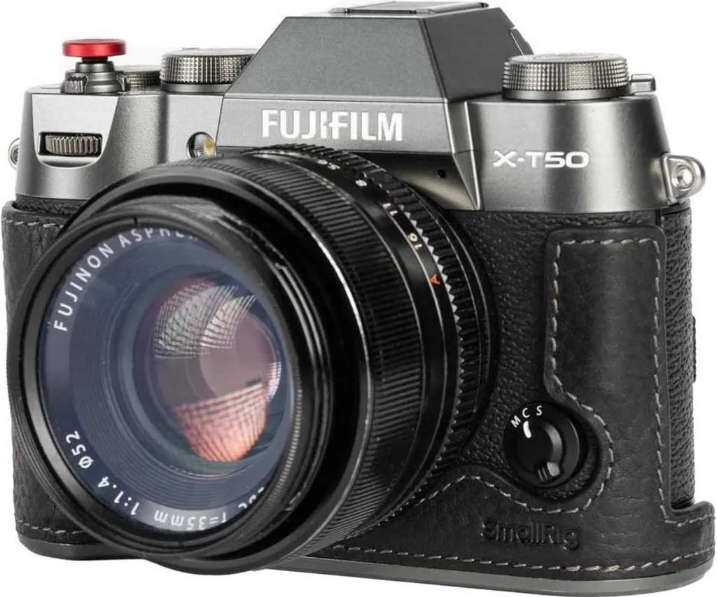 Améliorez le grip de votre Fujifilm X-T50 avec l'étui SmallRig 4709 Noir